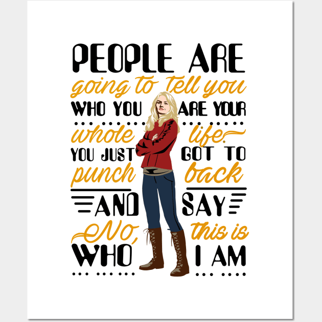 Emma Swan. Once Upon A Time. Wall Art by KsuAnn